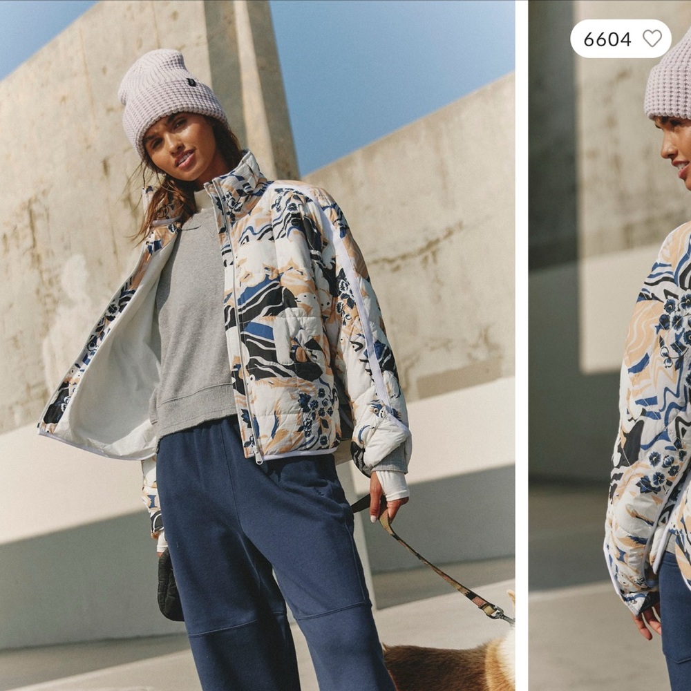 Pippa Printed Packable Puffer Jacket